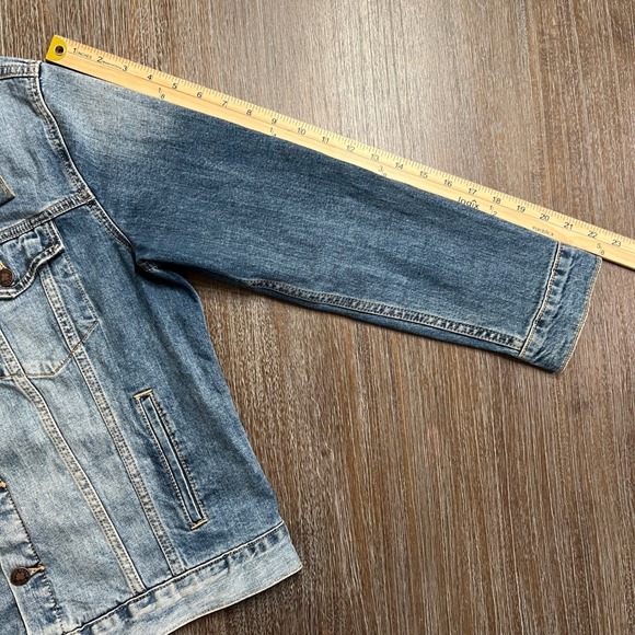Lucky Brand The Tomboy Trucker Denim Jacket XL TG Blue Wash - Picture 14 of 14